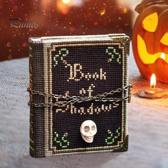 Набор для вышивки крестом на Хэллоуин «Сделай сам» Книга теней «Хэллоуин» Набор для вышивки крестом в готическом стиле для всех возрастов
Набор для вышивки крестом на Хэллоуин «Сделай сам» Книга теней «Хэллоуин» Набор для вышивки крестом в готическом стиле для всех возрастов