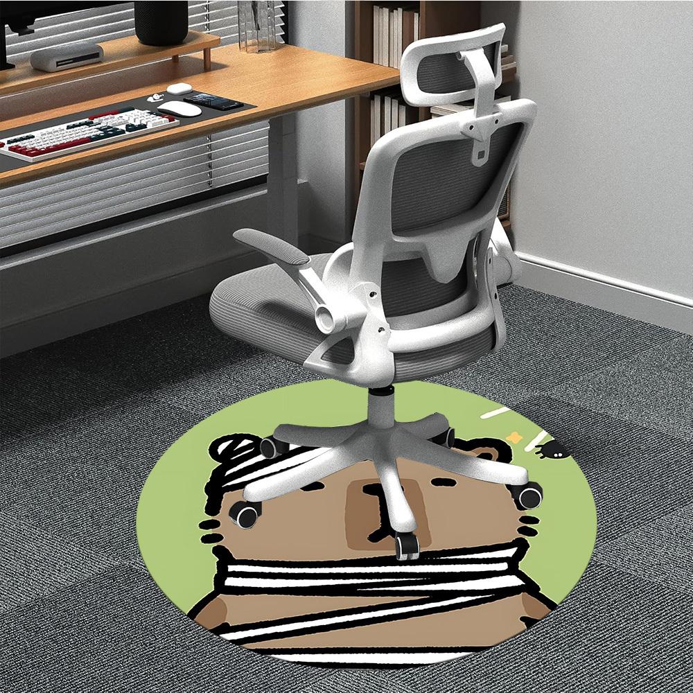 1pc Bear Print Chair Carpet for Office Non-Slip, Machine Washable Rug for Office, Room - Polyester, Machine Made yy251029199 80cm by 80cm
1pc Bear Print Chair Carpet for Office Non-Slip, Machine Washable Rug for Office, Room - Polyester, Machine Made yy251029199 80cm by 80cm