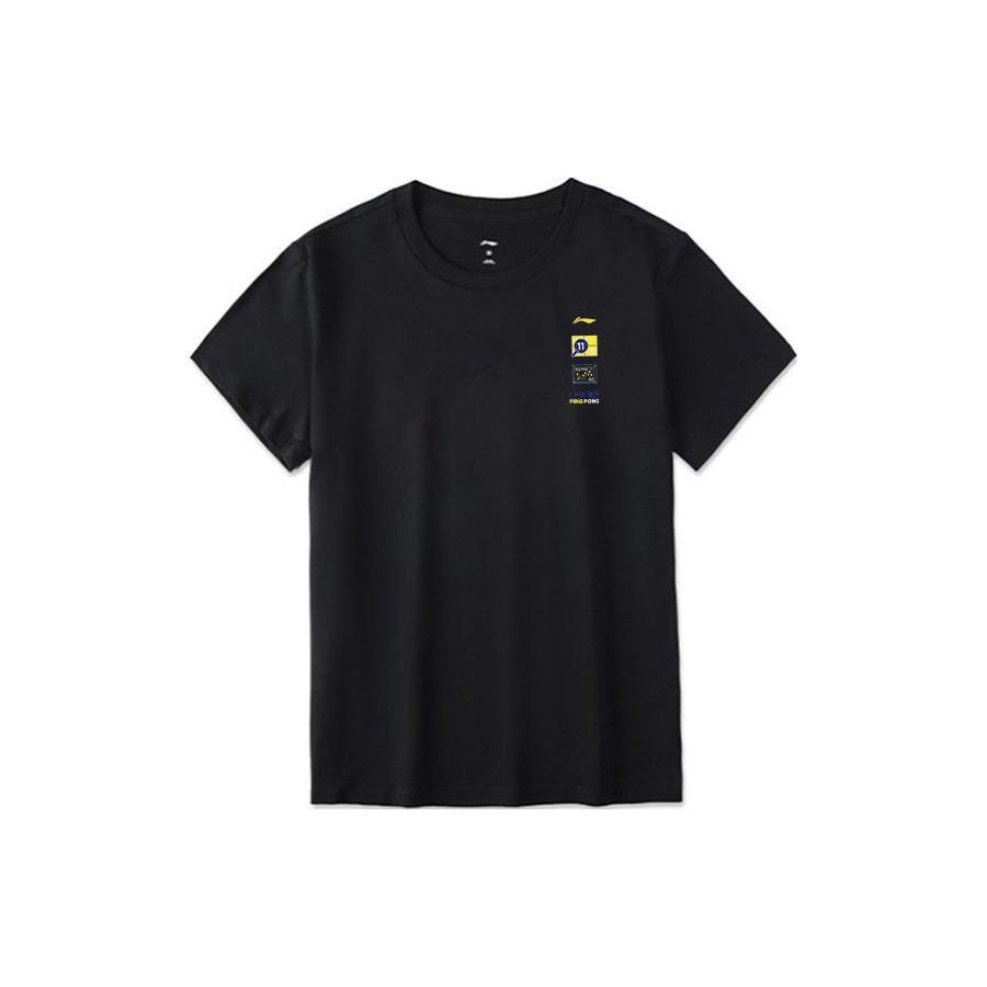 Li-Ning Comfortable Letter Round Neck Pullover Short Sleeve Regular T-Shirt Men Tops Black AHSU867-1 M
Li-Ning Comfortable Letter Round Neck Pullover Short Sleeve Regular T-Shirt Men Tops Black AHSU867-1 M