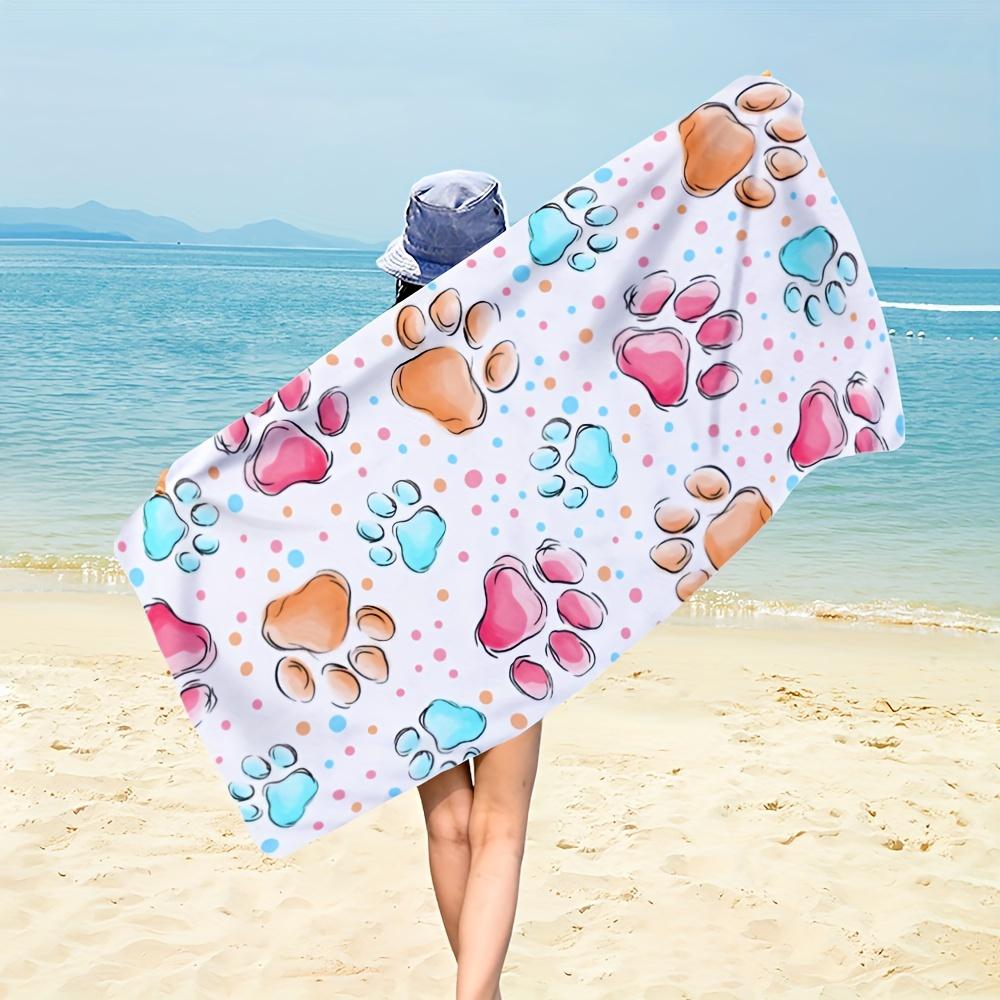 Cartoon Paw Pattern Beach Towel Large Beach Towel Lightweight Blanket For Beach Travel Swimming Picnic Camping W30*H60(CM)
Cartoon Paw Pattern Beach Towel Large Beach Towel Lightweight Blanket For Beach Travel Swimming Picnic Camping W30*H60(CM)