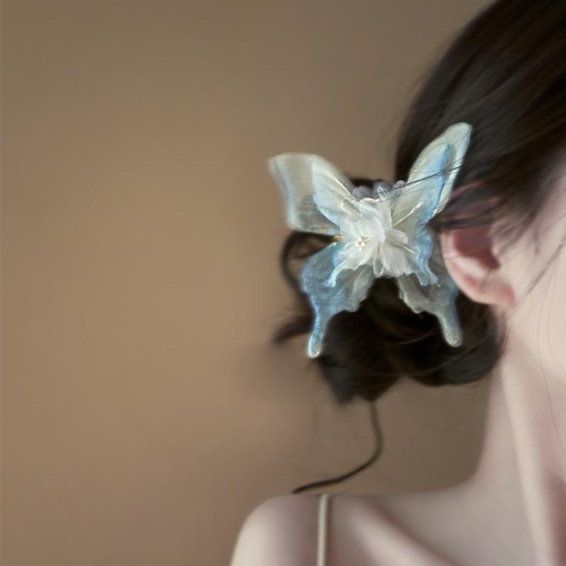 Fabric mesh butterfly hairpin fashionable small fresh versatile duck bill clip personality niche high-end hair accessories women
Fabric mesh butterfly hairpin fashionable small fresh versatile duck bill clip personality niche high-end hair accessories women