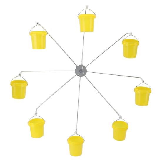 Колесо обозрения кормушка для птиц наружная подвесная кормушка для колибри с 8 ведрами настенная динамическая металлическая кормушка для птиц для балкона двора террасы жёлтый
Колесо обозрения кормушка для птиц наружная подвесная кормушка для колибри с 8 ведрами настенная динамическая металлическая кормушка для птиц для балкона двора террасы жёлтый