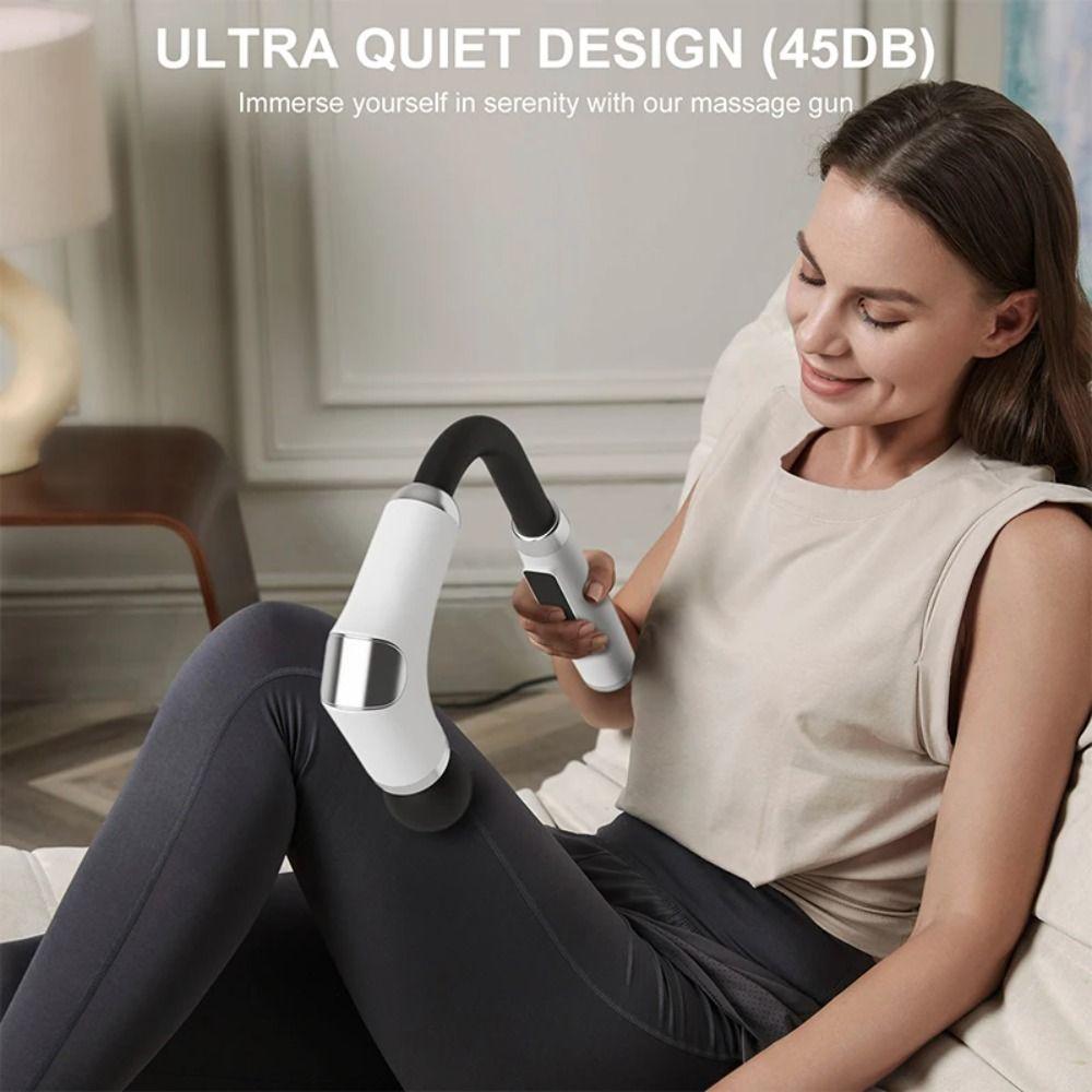 with Extended Handle Shoulder&Back Fascia Massager Rechargeable Fascia Massager Muscle Relax білий
with Extended Handle Shoulder&Back Fascia Massager Rechargeable Fascia Massager Muscle Relax білий