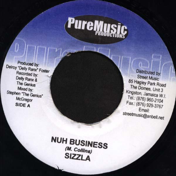 7inch Record SIZZLA - Nuh Business NONE Pure Music Prod Jamaica Reggae, Ska & Dub Used
7inch Record SIZZLA - Nuh Business NONE Pure Music Prod Jamaica Reggae, Ska & Dub Used
