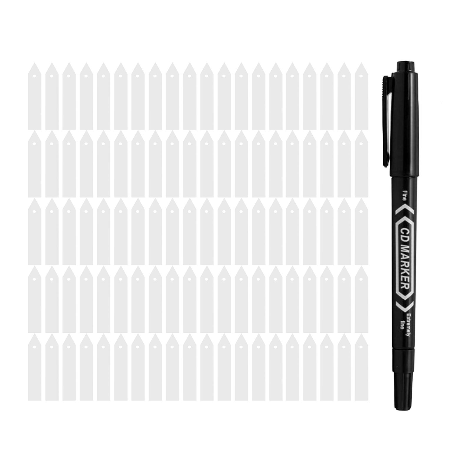 4 Inch Waterproof Reusable Plastic Plant Labels with Marker 100 Pieces Garden Seedling Vegetable Flower Tags for Outdoor Indoor Gardening Organization One Size
4 Inch Waterproof Reusable Plastic Plant Labels with Marker 100 Pieces Garden Seedling Vegetable Flower Tags for Outdoor Indoor Gardening Organization One Size