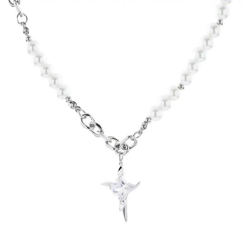 Necklace Men s Tide Pearl Diamond Starlight Cross Necklace Niche Design Men s and Women s Hip Hop Trend Accessories
Necklace Men s Tide Pearl Diamond Starlight Cross Necklace Niche Design Men s and Women s Hip Hop Trend Accessories