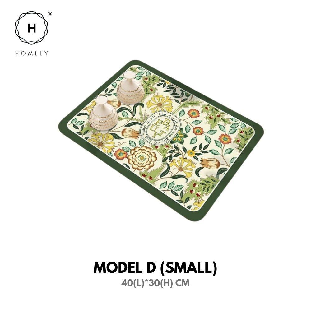 Homlly Floral Super Absorbent Anti Slip Dish Drying Mat for Kitchen Counter Placemat D - 30*40cm
Homlly Floral Super Absorbent Anti Slip Dish Drying Mat for Kitchen Counter Placemat D - 30*40cm