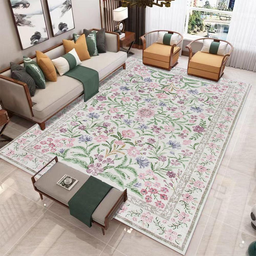 Ковер в стиле ретро-бохо с цветами и растениями для гостиной, спальни, балкона, под диван, у двери, нескользящий, машинная стирка, домашний коврик, декор 50X80CM
Ковер в стиле ретро-бохо с цветами и растениями для гостиной, спальни, балкона, под диван, у двери, нескользящий, машинная стирка, домашний коврик, декор 50X80CM
