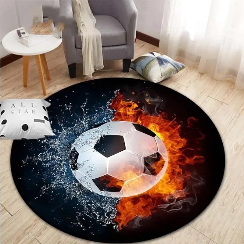 Soccer Ball Round Rug Football Theme Carpet for Living Room Bedroom Non Slip Floor Mat Living Room Balcony Floor Mat 60cmx60cm
Soccer Ball Round Rug Football Theme Carpet for Living Room Bedroom Non Slip Floor Mat Living Room Balcony Floor Mat 60cmx60cm