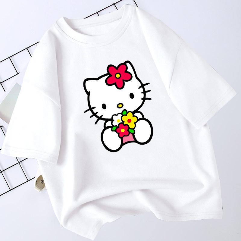 HelloKitty Childrens Clothing Round Neck Short Sleeved Tshirt Pure Cotton Top Cute and Fashionable Parentchild Outfit L
HelloKitty Childrens Clothing Round Neck Short Sleeved Tshirt Pure Cotton Top Cute and Fashionable Parentchild Outfit L