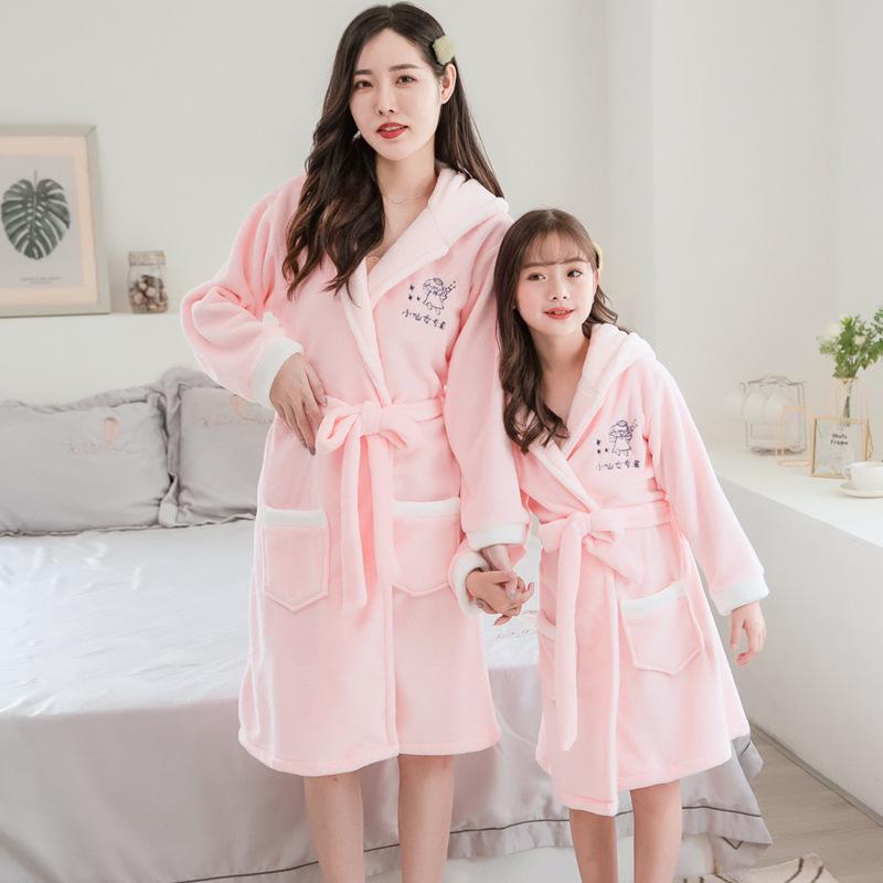 Девочки Осенне-Зимний Флисовый Халат - Толстый Средней Длины Фланелевый Комплект для Родителей и Детей для Младенцев и Детей постарше Double Extra Large розовый
Девочки Осенне-Зимний Флисовый Халат - Толстый Средней Длины Фланелевый Комплект для Родителей и Детей для Младенцев и Детей постарше Double Extra Large розовый