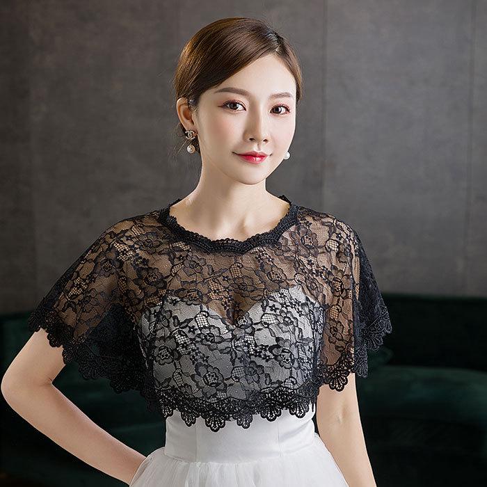 2020 Black Lace Shawl for Bridesmaids or Wedding Dresses - Lightweight Spring/Summer Wrap One Size: Fits 45-70 kg чорний
2020 Black Lace Shawl for Bridesmaids or Wedding Dresses - Lightweight Spring/Summer Wrap One Size: Fits 45-70 kg чорний