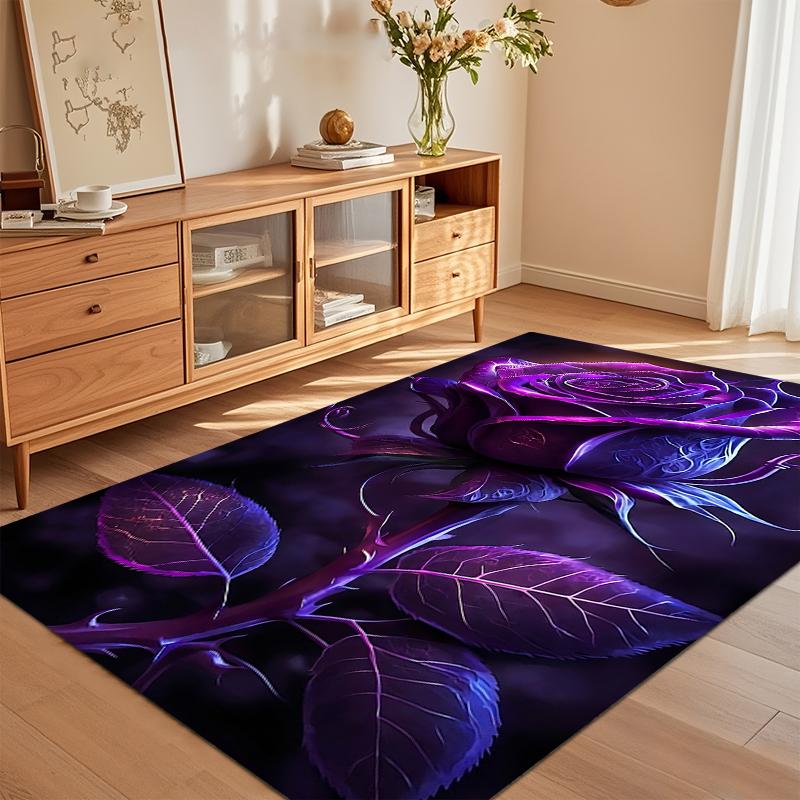 Neon Purple Rose Area Rug Non Slip Floor Carpet for Kids Room Bedroom Living Room Entryway Durable Stain Resistant Home Decor 40x60cm
Neon Purple Rose Area Rug Non Slip Floor Carpet for Kids Room Bedroom Living Room Entryway Durable Stain Resistant Home Decor 40x60cm