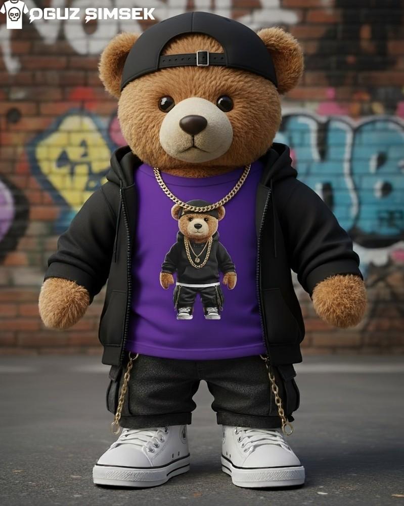 Urban Teddy Bear T-Shirt – Street Style Fashion with Bling Chains M
Urban Teddy Bear T-Shirt – Street Style Fashion with Bling Chains M