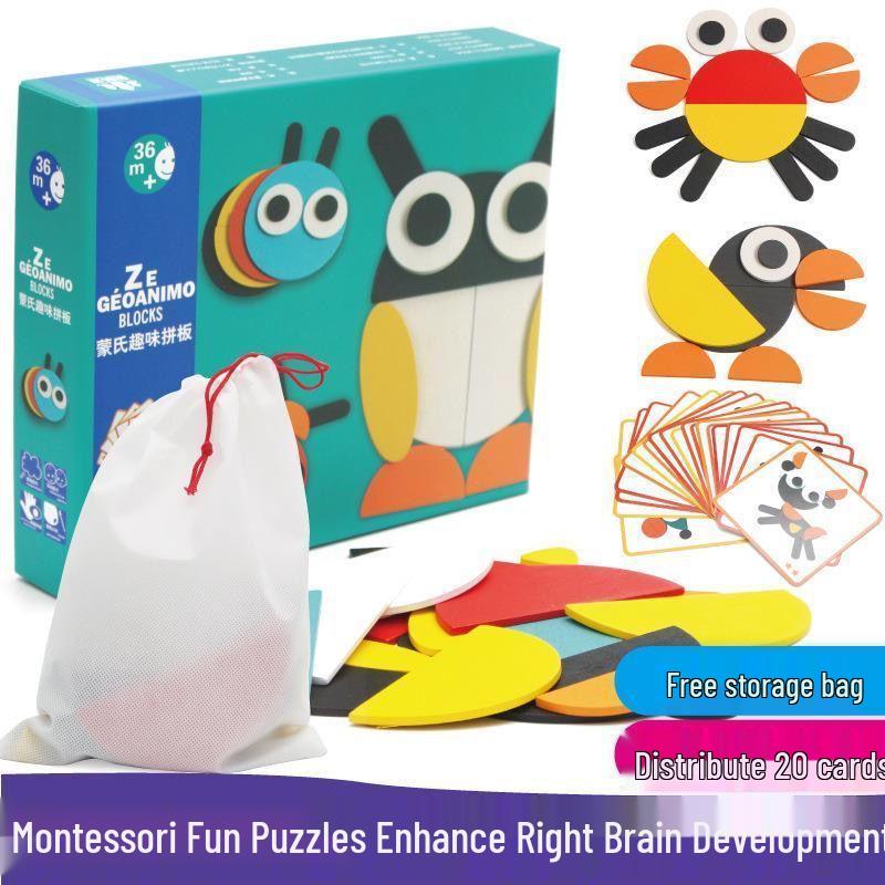 Montessori Tangram: Creative Puzzle for Children s Logical Thinking & Early Education.
Montessori Tangram: Creative Puzzle for Children s Logical Thinking & Early Education.