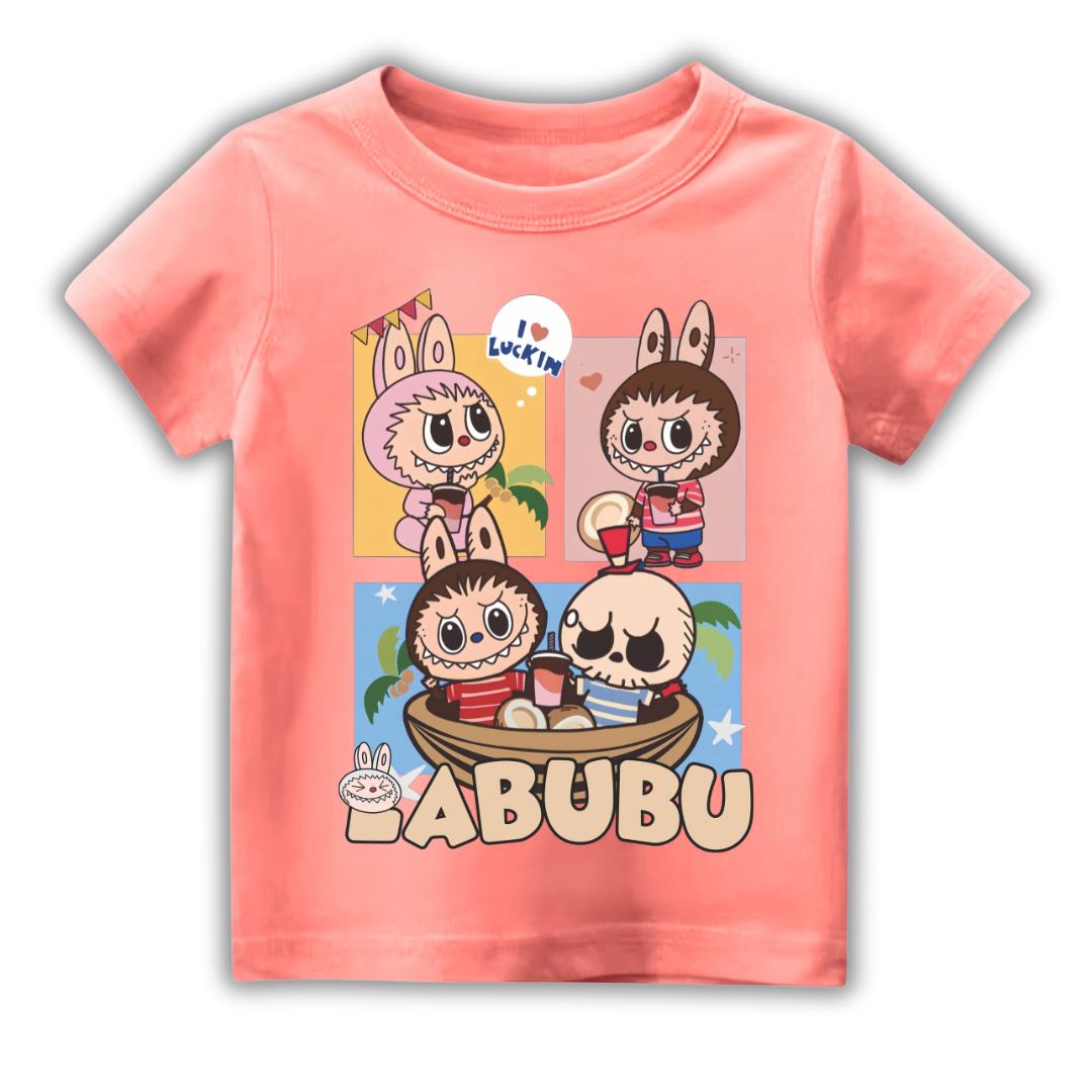 New Labubu Children s T-shirt LABUBU Rowing Pattern Round Neck Short Sleeve Casual Versatile Girls Top 110
New Labubu Children s T-shirt LABUBU Rowing Pattern Round Neck Short Sleeve Casual Versatile Girls Top 110