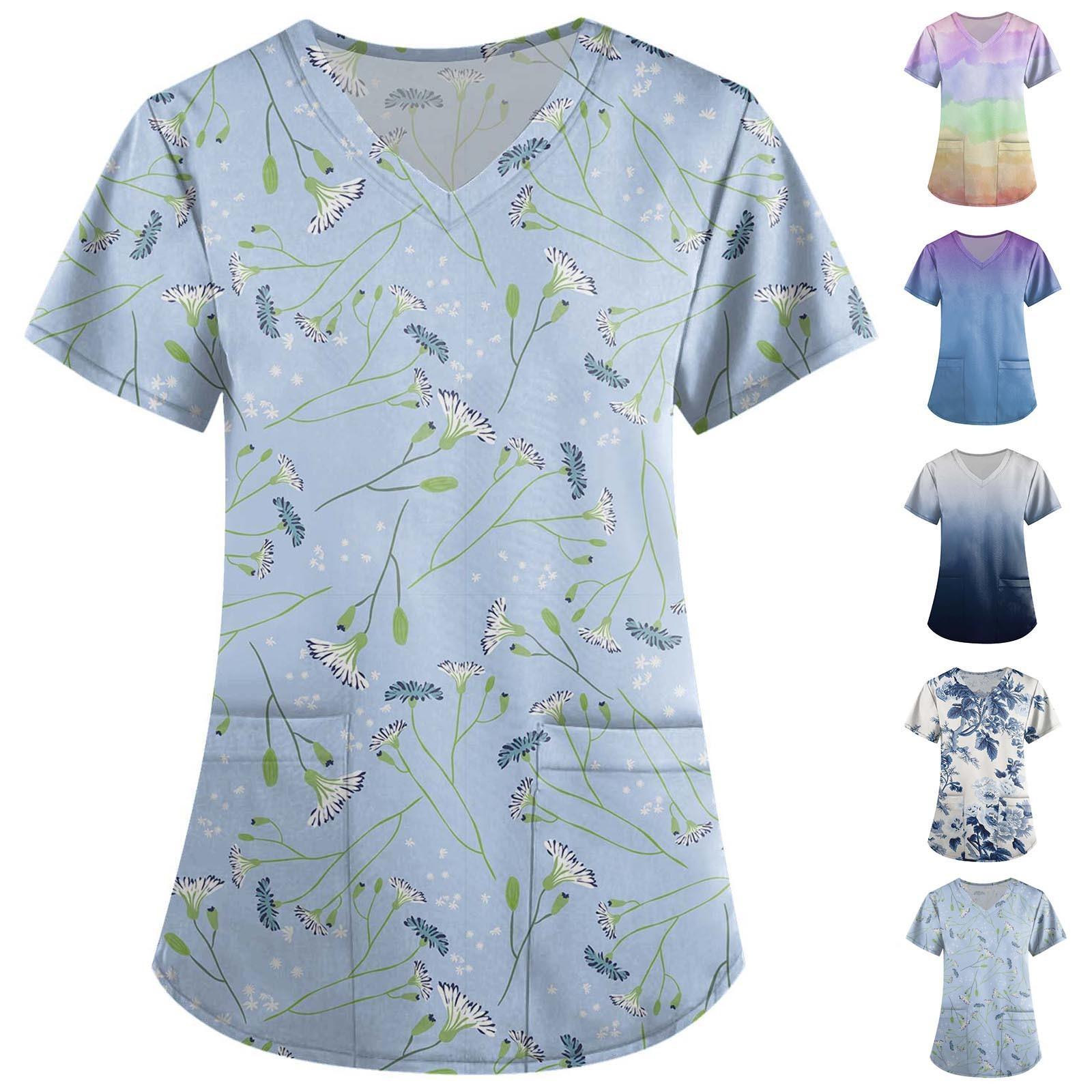 Women s Fashion V-neck Short Sleeve Workwear With Pockets Printed Tops XXXXL білий
Women s Fashion V-neck Short Sleeve Workwear With Pockets Printed Tops XXXXL білий