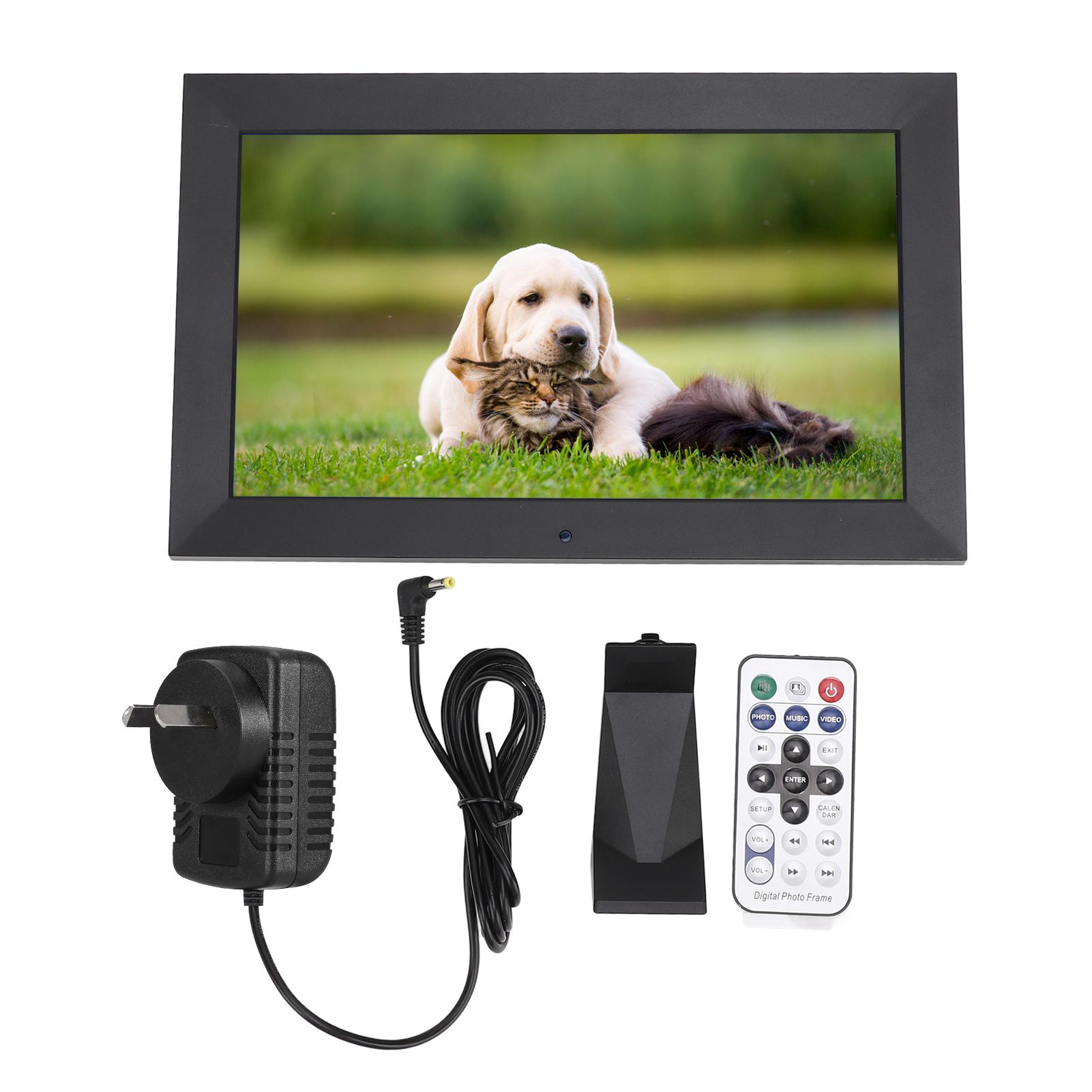 10-дюймовая цифровая фоторамка многофункциональная с высоким разрешением 1280x800 многоформатный электронный календарь AU Plug
10-дюймовая цифровая фоторамка многофункциональная с высоким разрешением 1280x800 многоформатный электронный календарь AU Plug