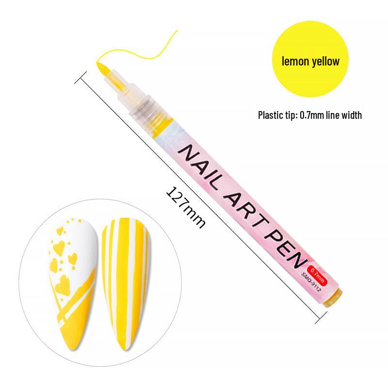12-Color Nail Art Pen Set for Painting, Dotting, and Outlining
12-Color Nail Art Pen Set for Painting, Dotting, and Outlining