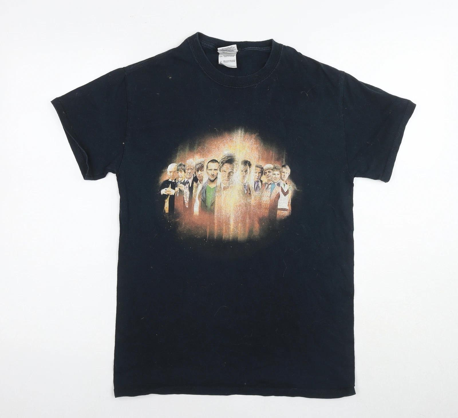Doctor Who Mens Black Cotton T-Shirt Size S Round Neck - Logo S
Doctor Who Mens Black Cotton T-Shirt Size S Round Neck - Logo S