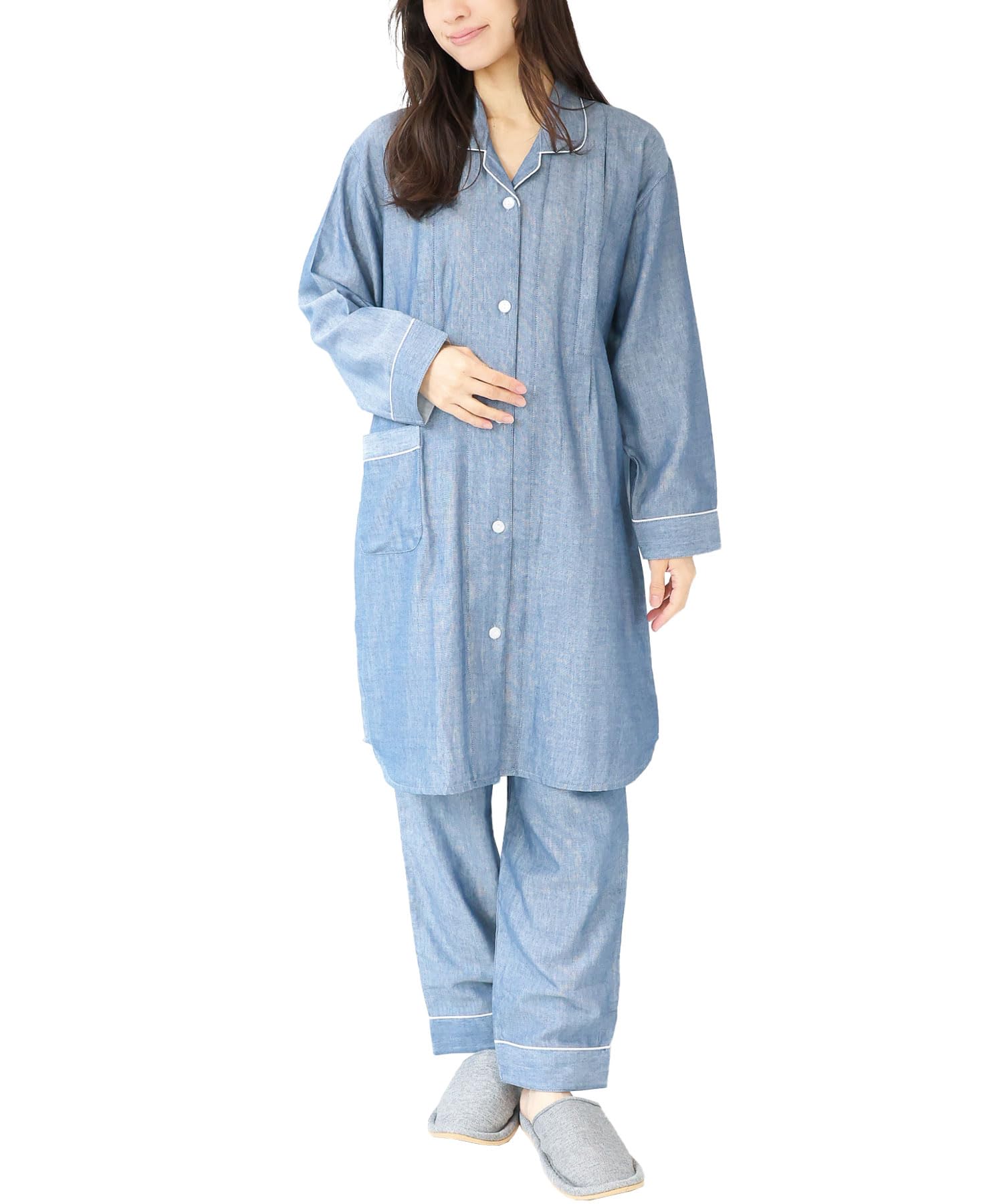 NISHIKI Maternity Лонгслив для кормления из хлопка, нежный к коже, с открытием, с регулируемой талией, одежда для кормления, размер, пижама, с открытием, 100% двухслойный
NISHIKI Maternity Лонгслив для кормления из хлопка, нежный к коже, с открытием, с регулируемой талией, одежда для кормления, размер, пижама, с открытием, 100% двухслойный