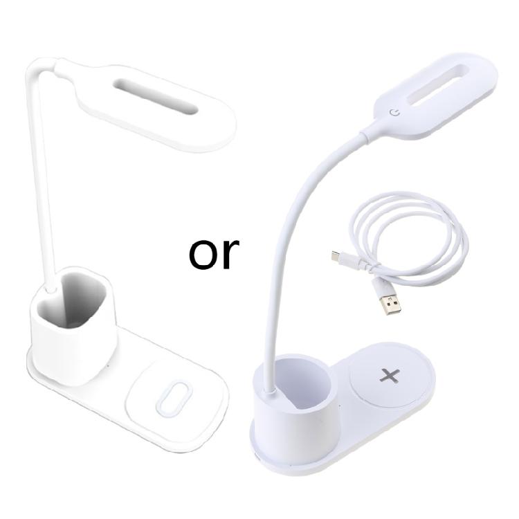 Household Study Desk Lamp USB Charging Port Wireless Phone Charger Pen Box 1 білий
Household Study Desk Lamp USB Charging Port Wireless Phone Charger Pen Box 1 білий