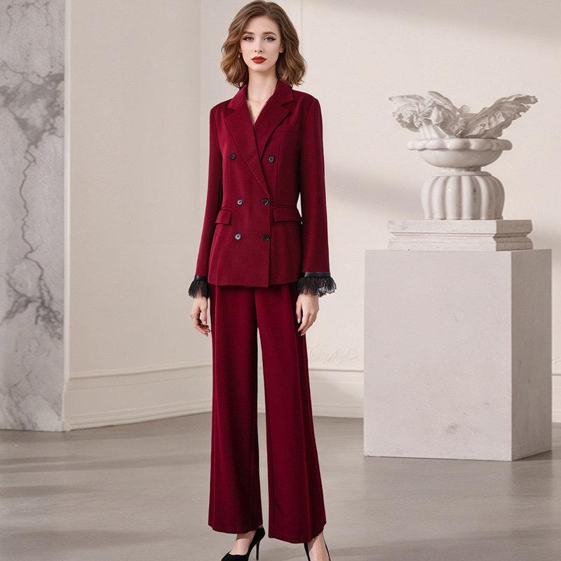 Feimengyi Women s Red Business Blazer & Casual Pants Set for Spring L (58-65 kg)
Feimengyi Women s Red Business Blazer & Casual Pants Set for Spring L (58-65 kg)