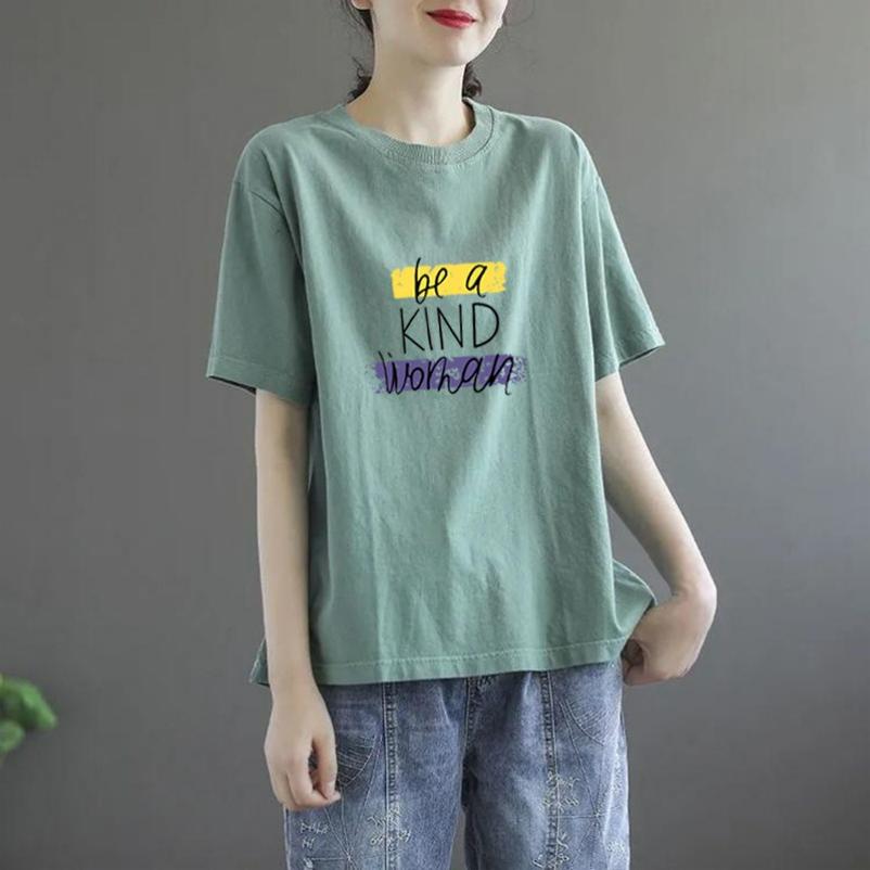 Short-sleeved T-shirt Women s Summer Solid Color Blouse Loose Large Size Women s Women s Half-sleeved Body Trend 4XL зелений
Short-sleeved T-shirt Women s Summer Solid Color Blouse Loose Large Size Women s Women s Half-sleeved Body Trend 4XL зелений