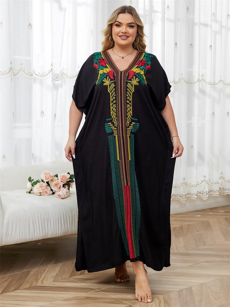 EDOLYNSA разноцветное вышитое женское свободное черное платье-кафтан летнее пляжное платье 2024 года бохо праздничный купальник накидка уютный домашний халат наряд Q1672 One Size чёрный
EDOLYNSA разноцветное вышитое женское свободное черное платье-кафтан летнее пляжное платье 2024 года бохо праздничный купальник накидка уютный домашний халат наряд Q1672 One Size чёрный