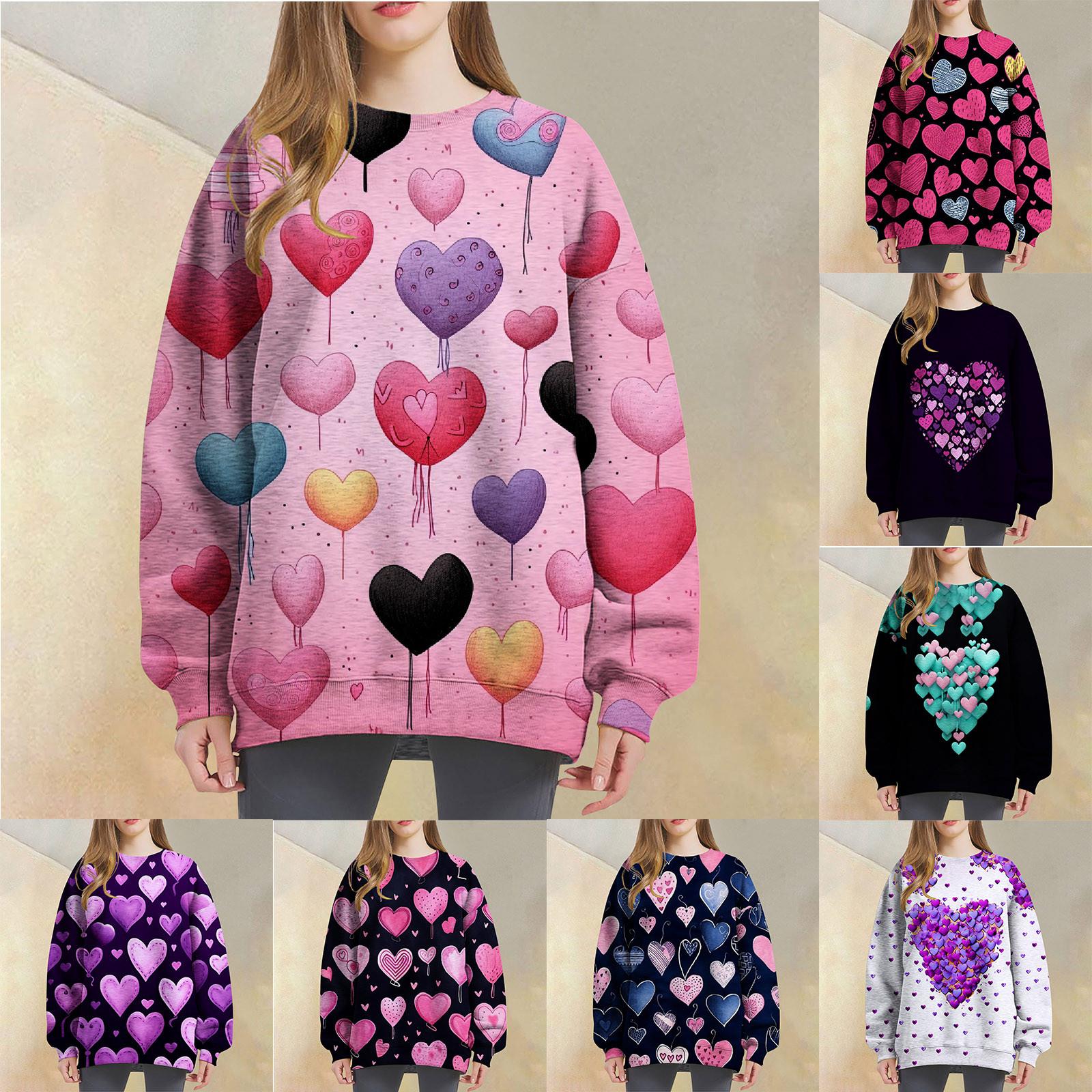 Женский модный плюшевый пуловер с круглым вырезом и длинными рукавами с принтом Love
Женский модный плюшевый пуловер с круглым вырезом и длинными рукавами с принтом Love