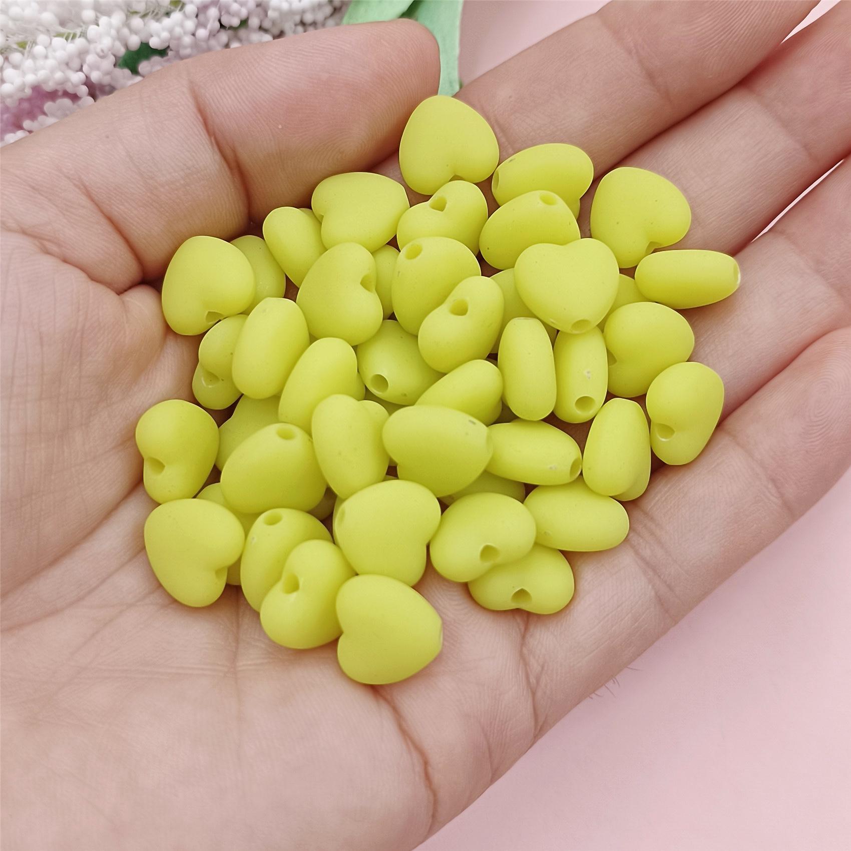 Однотонные резиновые бусины 11*10 мм, материалы для самостоятельного изготовления ювелирных изделий, аксессуары в форме сердца, 50 шт., модные бусины жёлтый
Однотонные резиновые бусины 11*10 мм, материалы для самостоятельного изготовления ювелирных изделий, аксессуары в форме сердца, 50 шт., модные бусины жёлтый