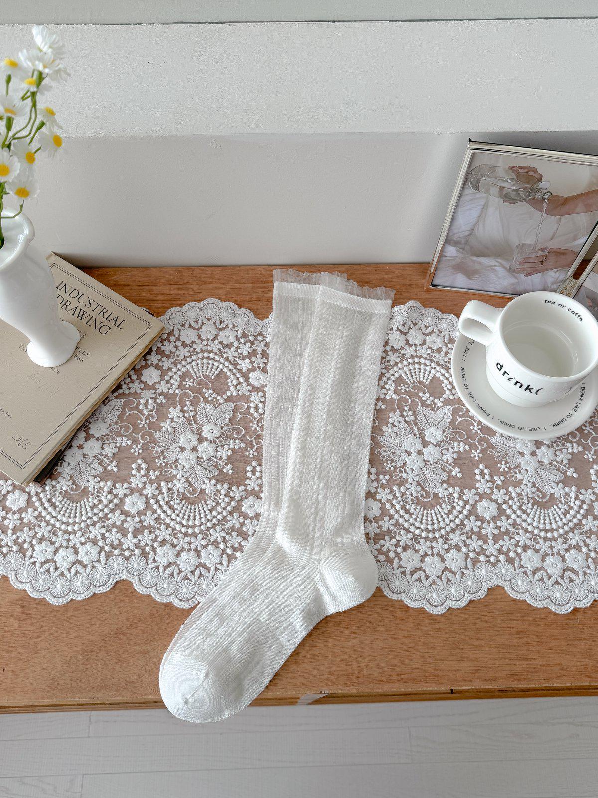 Mulberry Silk Lace Ballet-Style Hollowed-Out Women s Calf Socks - Spring/Summer Japanese Cute JK Long Socks One Size
Mulberry Silk Lace Ballet-Style Hollowed-Out Women s Calf Socks - Spring/Summer Japanese Cute JK Long Socks One Size