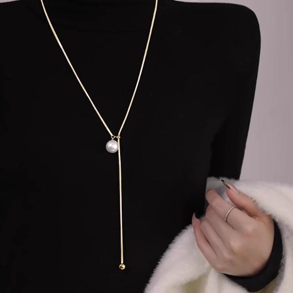Necklace accessories simple imitation pearl sweater chain female Internet celebrity versatile tassel summer long pendant
Necklace accessories simple imitation pearl sweater chain female Internet celebrity versatile tassel summer long pendant