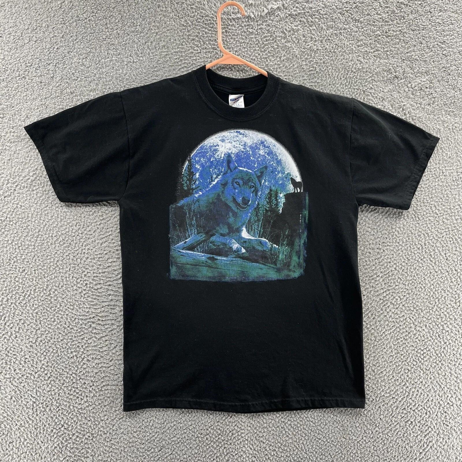 VINTAGE Wolf T Shirt Men Medium Moon Nature Graphic Outdoors Casual 90s XL
VINTAGE Wolf T Shirt Men Medium Moon Nature Graphic Outdoors Casual 90s XL
