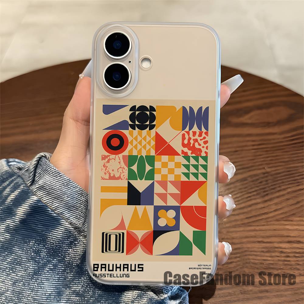 Bauhaus Exhibition Art Phone Case For iPhone 17,16,15,14,13,12,11 Pro,Max,Plus,X,XS,XR,SE4,E Mini Transparent Soft Cover iPhone13PRO
Bauhaus Exhibition Art Phone Case For iPhone 17,16,15,14,13,12,11 Pro,Max,Plus,X,XS,XR,SE4,E Mini Transparent Soft Cover iPhone13PRO
