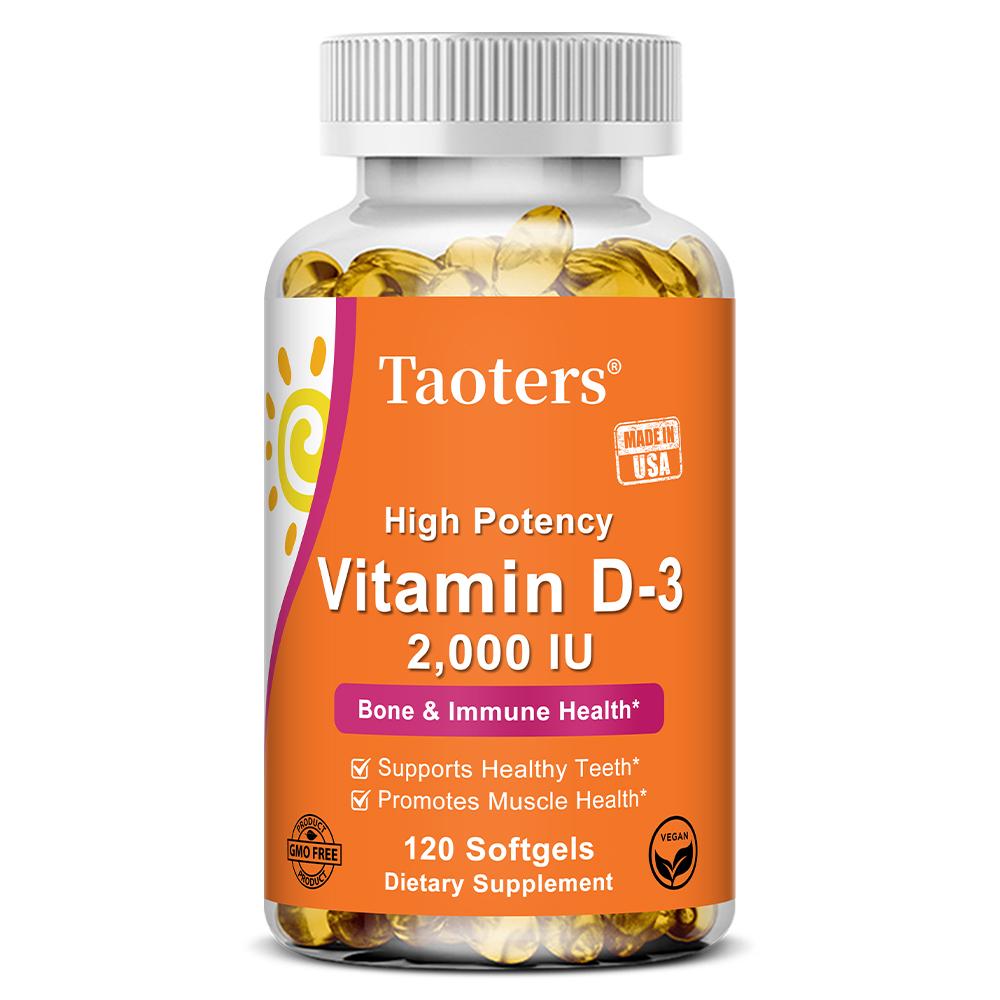 Taoters Vitamin D3 Soft Capsules Calcium Supplementing Bone Strengthening and Immune Boosting 120 Capsules 120 capsules
Taoters Vitamin D3 Soft Capsules Calcium Supplementing Bone Strengthening and Immune Boosting 120 Capsules 120 capsules