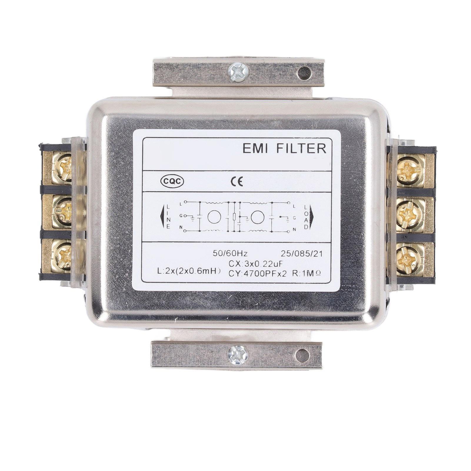 EMI Filter Anti Interference Noise Signal Filtration 35mm Rail Installation Single Phase Power
EMI Filter Anti Interference Noise Signal Filtration 35mm Rail Installation Single Phase Power