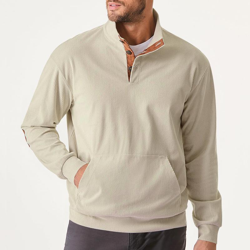 Hot-selling autumn European size men s casual stand-up collar long-sleeved pit strip corduroy sports sweater with pockets XXXL кавовий
Hot-selling autumn European size men s casual stand-up collar long-sleeved pit strip corduroy sports sweater with pockets XXXL кавовий