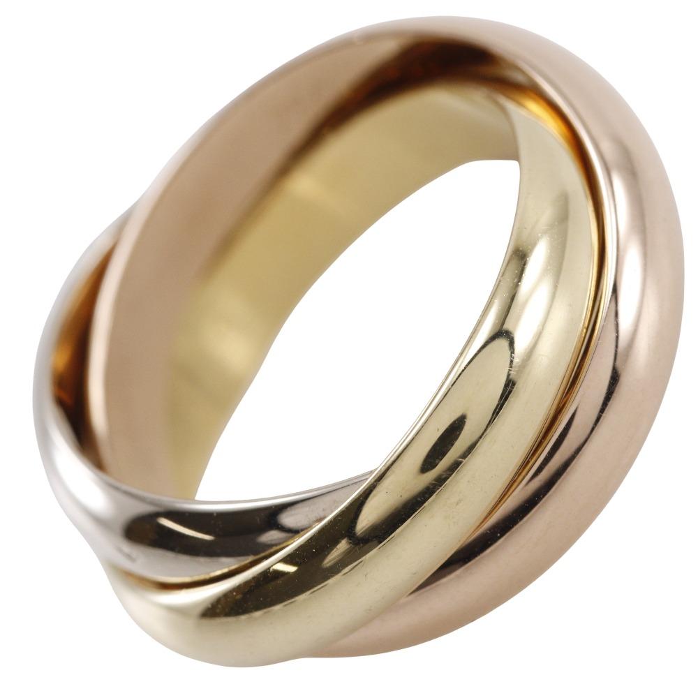 CARTIER Trinity Ring K18 Gold (YGxPGxWG) #5.8(US Size) 10.9g Women Used
CARTIER Trinity Ring K18 Gold (YGxPGxWG) #5.8(US Size) 10.9g Women Used