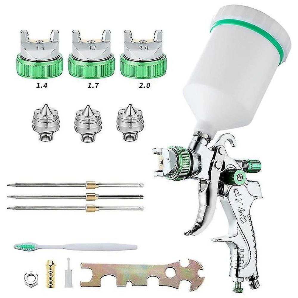 1.4mm, 1.7mm, and 2.0mm 600cc HVLP Spray Gun
1.4mm, 1.7mm, and 2.0mm 600cc HVLP Spray Gun