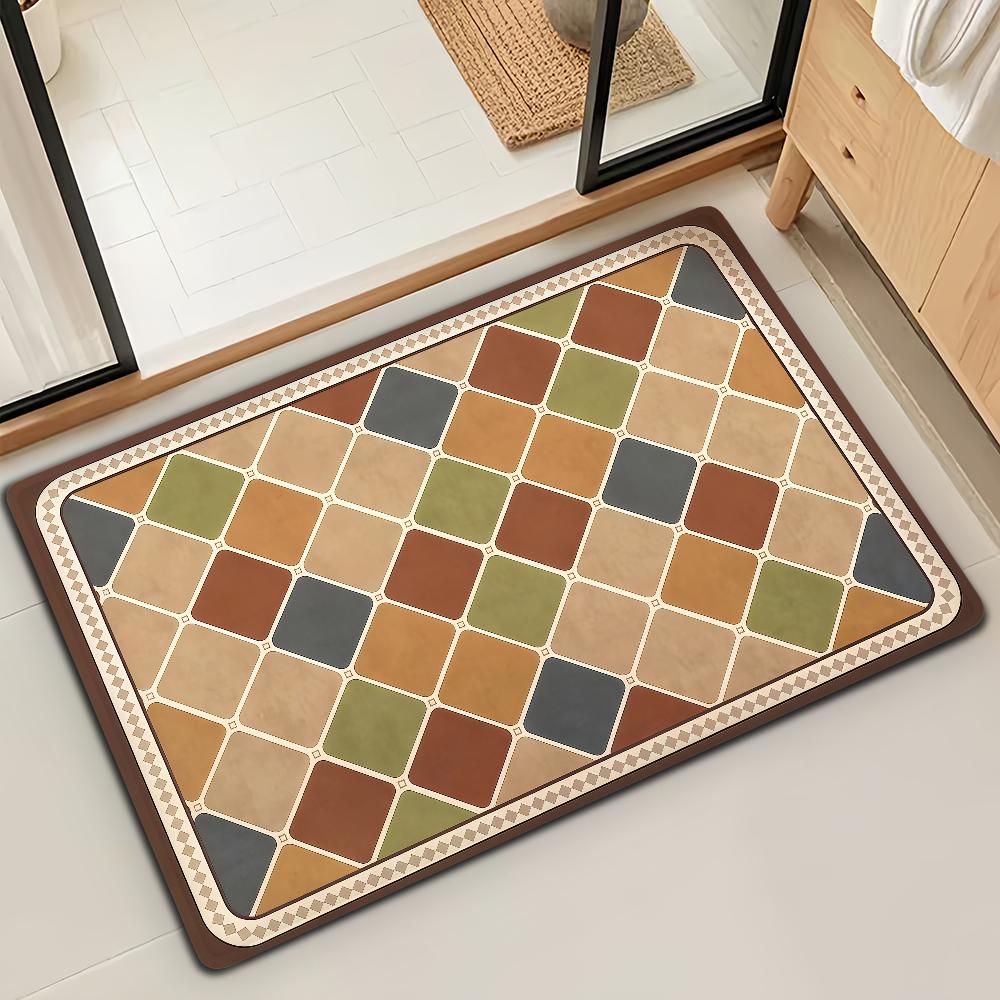 American retro orange Maillard color Microfiber Decorative Versatile Flannel Floor Door Mat Quick Dry Absorbent Non-slip Sole 40cm x 60cm
American retro orange Maillard color Microfiber Decorative Versatile Flannel Floor Door Mat Quick Dry Absorbent Non-slip Sole 40cm x 60cm