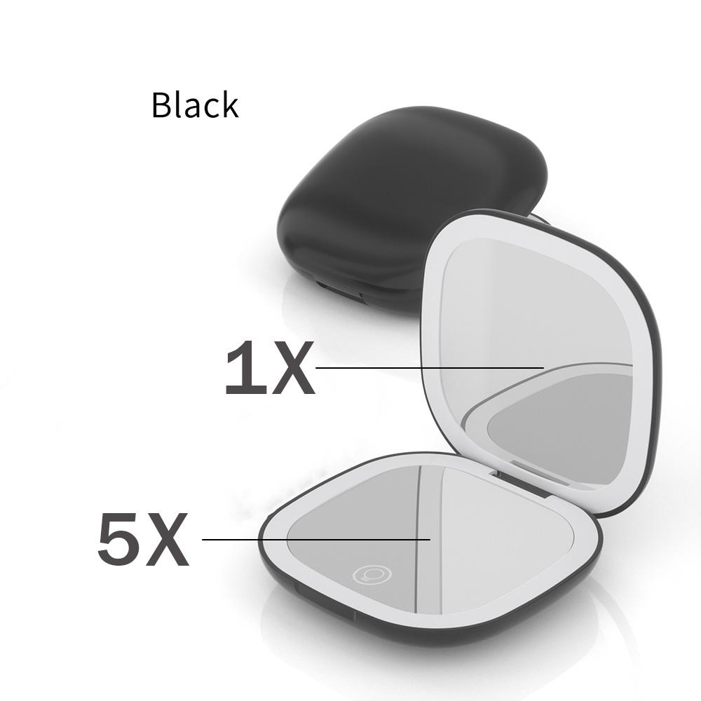 Mini Compact Foldable Pocket LED Makeup Mirror With Light, 5X/10X Magnification, Rechargeable Portable Travel Mirror
Mini Compact Foldable Pocket LED Makeup Mirror With Light, 5X/10X Magnification, Rechargeable Portable Travel Mirror