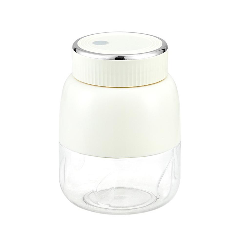 1 шт. Электрическая портативная ручная соковыжималка Ton Ton Bucket Чашка для сока Многофункциональная Студенческая 800 мл Объем для питья без мякоти белый