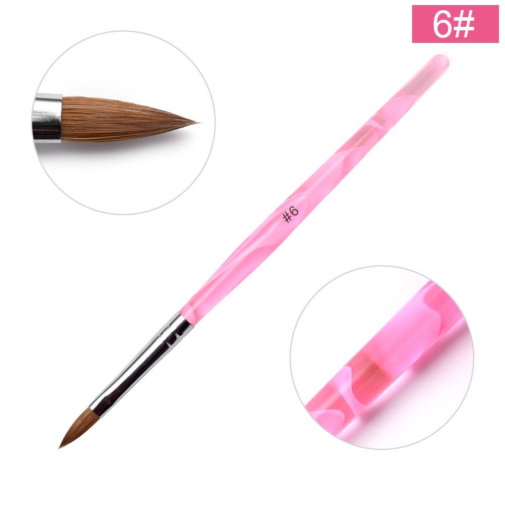 KADS, 1 шт., размер 6 #, кисть из колонского соболя, акриловая кисть для дизайна ногтей, дизайнерские кисти для рисования, кисти для ногтей, гель-лак, инструмент для дизайна ногтей
KADS, 1 шт., размер 6 #, кисть из колонского соболя, акриловая кисть для дизайна ногтей, дизайнерские кисти для рисования, кисти для ногтей, гель-лак, инструмент для дизайна ногтей