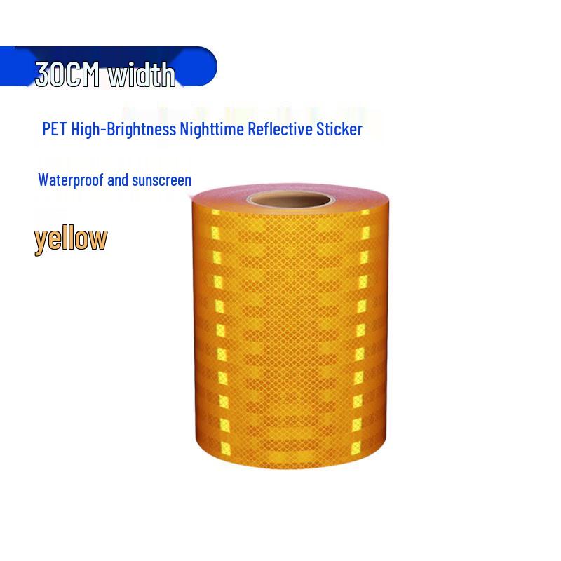 Golden Yellow High-Visibility Reflective Safety Tape
Golden Yellow High-Visibility Reflective Safety Tape