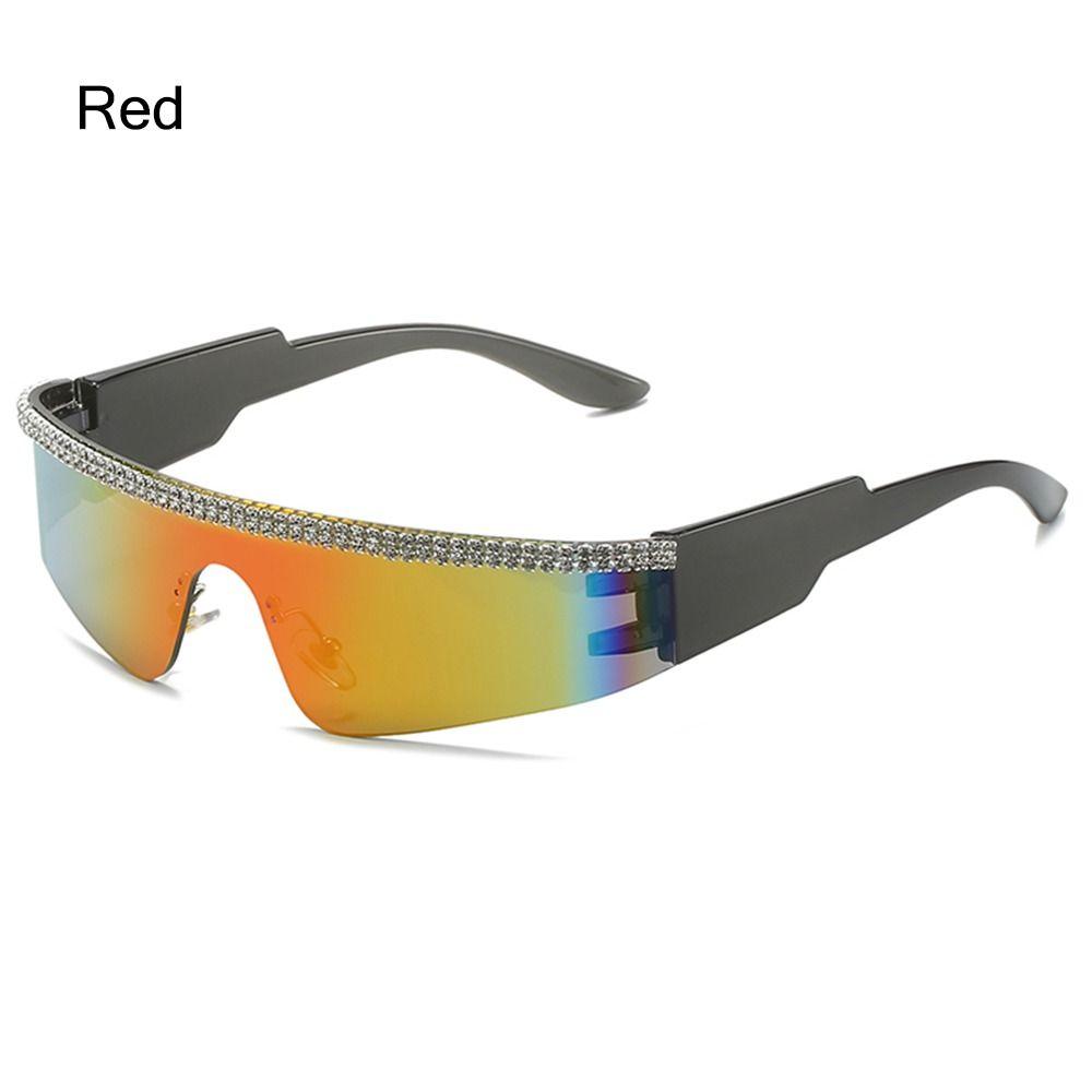 Shiny Hip Hop Futuristic Diamond Shades Wrap Around Sunglasses Goggles Y2K Sunglasses Visor Eyewear красный
Shiny Hip Hop Futuristic Diamond Shades Wrap Around Sunglasses Goggles Y2K Sunglasses Visor Eyewear красный