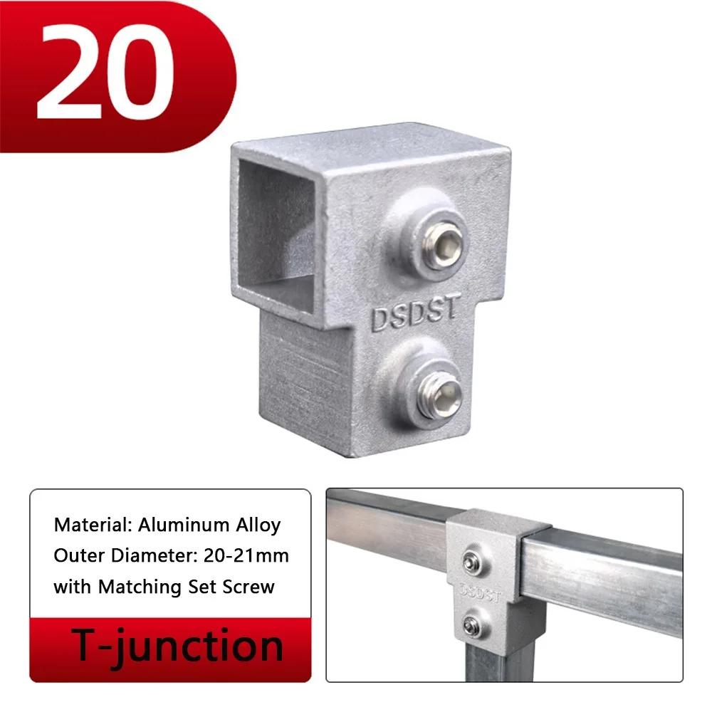 High Quality 20x20mm Square Tube 25x25mm Aluminum Alloy Aluminum Alloy Elbow Fixed Pipe Clamp Connector Accessories Storage Rack
High Quality 20x20mm Square Tube 25x25mm Aluminum Alloy Aluminum Alloy Elbow Fixed Pipe Clamp Connector Accessories Storage Rack