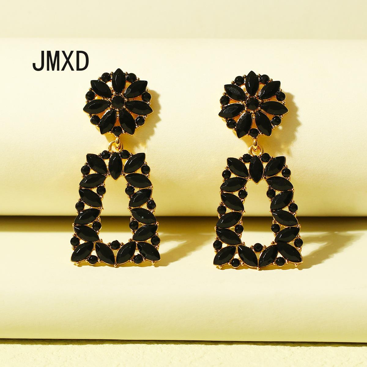 JMXD-LB Creative Exaggerated Drop Earrings Black Marquise Round Flower Trapezoidal Clown Women s Personality Stud Earrings
JMXD-LB Creative Exaggerated Drop Earrings Black Marquise Round Flower Trapezoidal Clown Women s Personality Stud Earrings