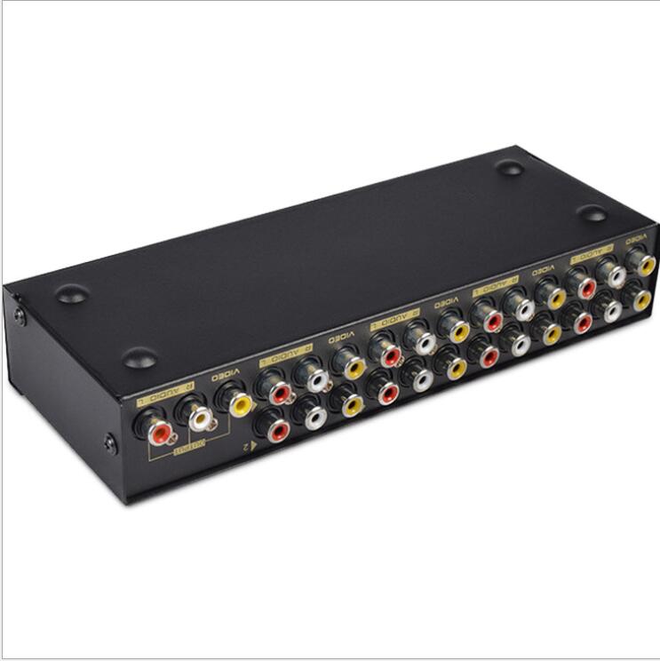 AV-комутатор 2/4/8 в 1 вихід AV аудіо-відеосигнал композитний для HDTV LCD DVD 3 RCA комутатор 8 в 1 селектор, не спліттер
AV-комутатор 2/4/8 в 1 вихід AV аудіо-відеосигнал композитний для HDTV LCD DVD 3 RCA комутатор 8 в 1 селектор, не спліттер