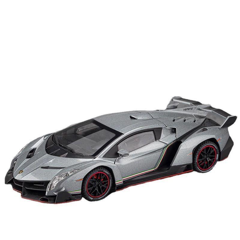 1/24 Scale Lamborghini Poison Veneno Car Alloy Car Diecast Metal Model Sound & Light Toy Computer Desktop Ornaments Children Toy Gift сірий
1/24 Scale Lamborghini Poison Veneno Car Alloy Car Diecast Metal Model Sound & Light Toy Computer Desktop Ornaments Children Toy Gift сірий